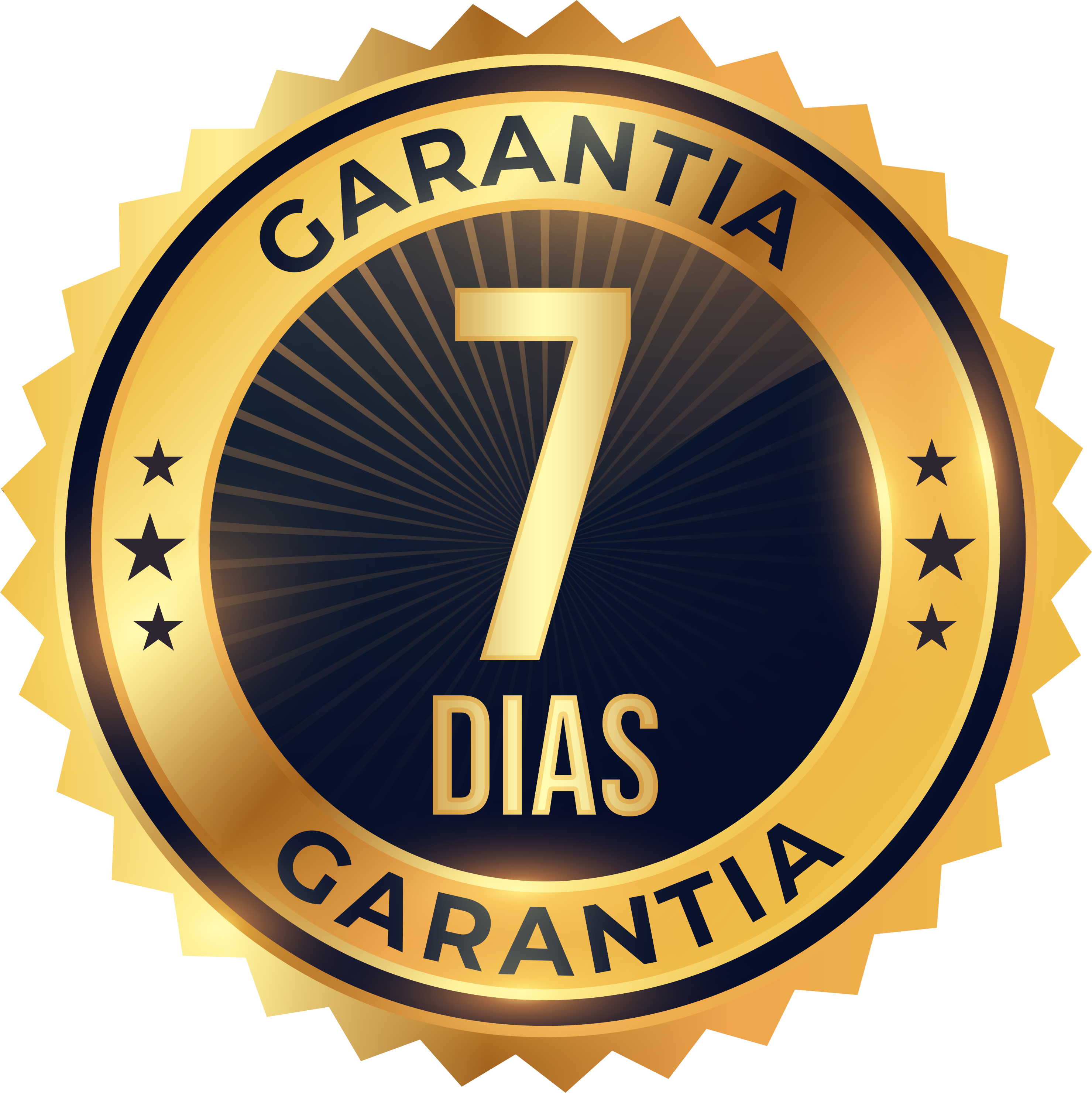 Selo de garantia de 7 dias